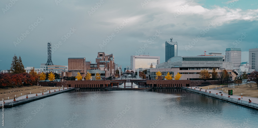 Fototapeta premium Toyama Canal Area, Japan