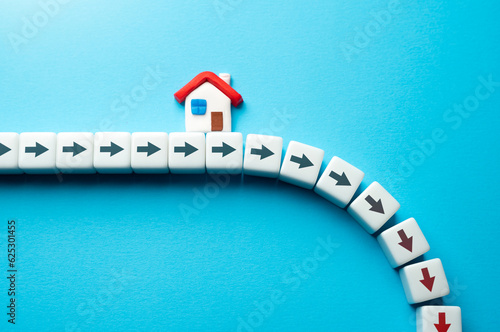 Quadro em tela The probability of losing the house due to debts