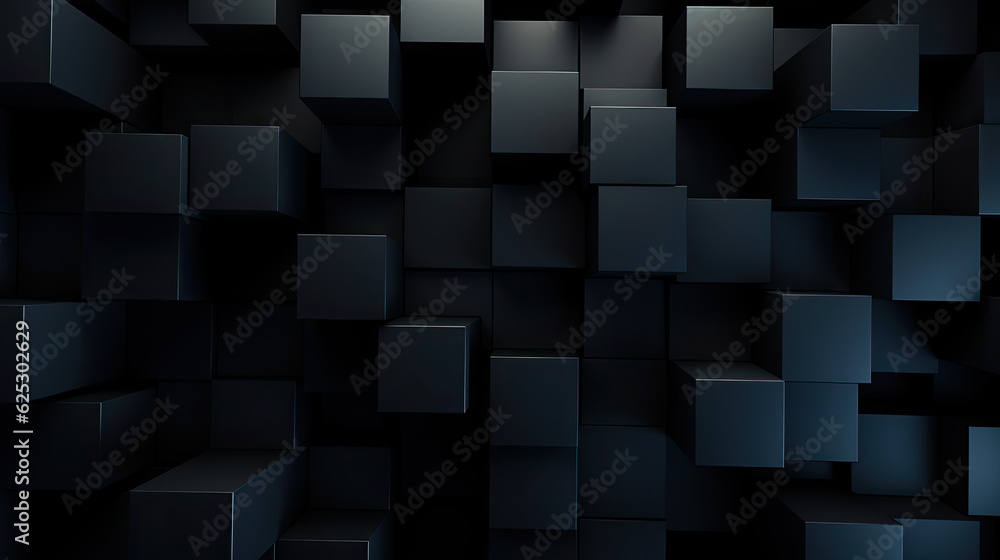 Deep Black Luxury Pattern, Stylish 3D Background, Wallpaper Design - Generative Ai Deep Black Luxury Pattern, Stylish 3D Background, Wallpaper Design - Generative Ai