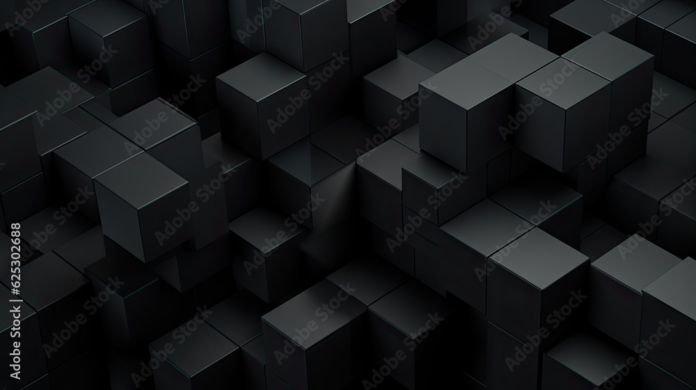 Deep Black Luxury Pattern, Stylish 3D Background, Wallpaper Design - Generative Ai Deep Black Luxury Pattern, Stylish 3D Background, Wallpaper Design - Generative Ai
