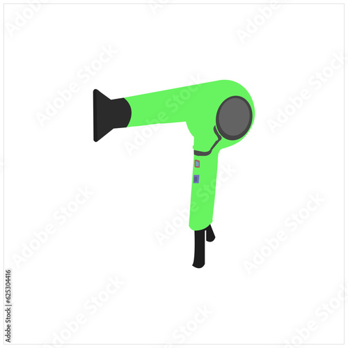 realistic design element. hair dryer