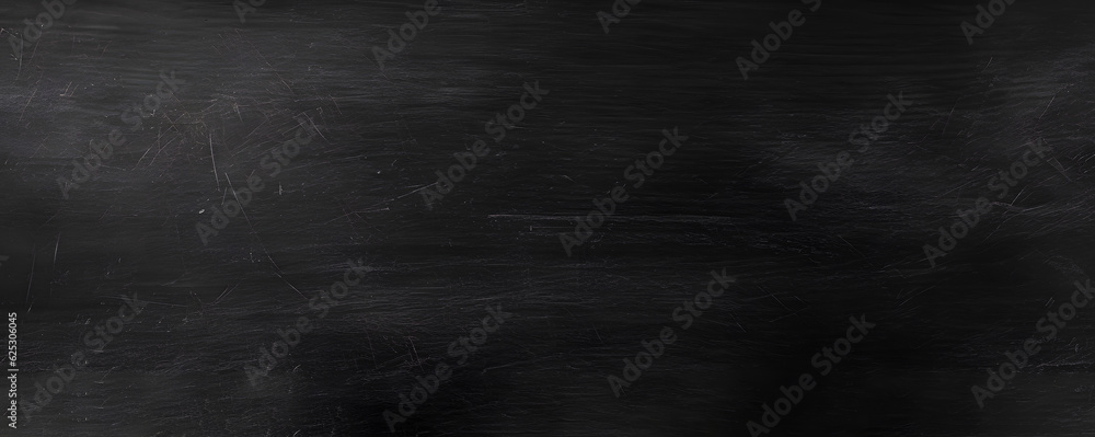 Huge black scratched banner of chalkboard background. Generated AI Huge black scratched banner of chalkboard background. Generated AI