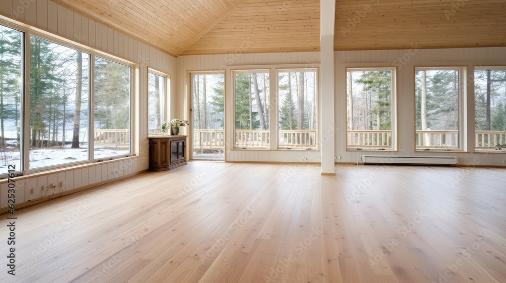 a large room with large windows a large room with large windows