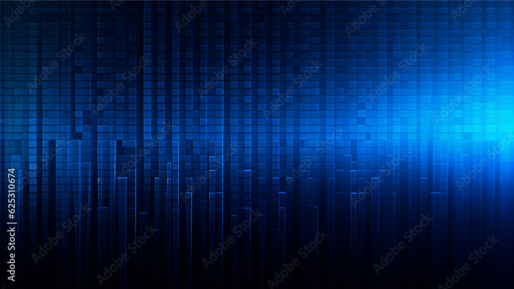 Gradient dark blue futuristic digital grid background Gradient dark blue futuristic digital grid background