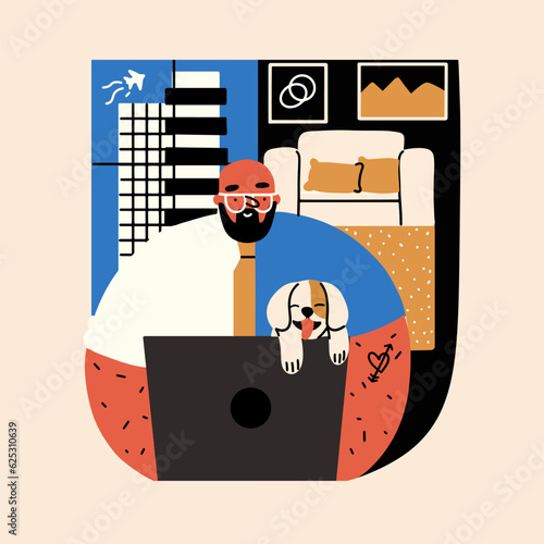 Pregnant woman suffering from anemia concept. Woman with low blood sugar drop. Hypoglycemia. Vector illustrations in flat style