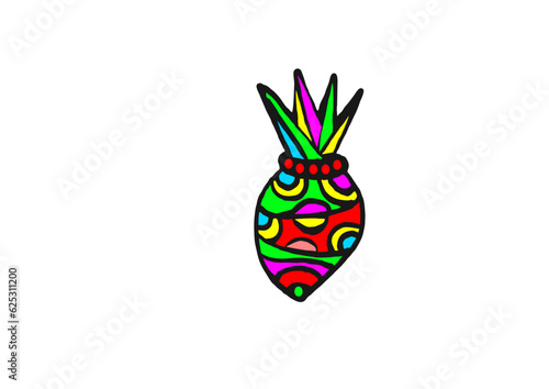egg colorful abstract logo vector funny children 