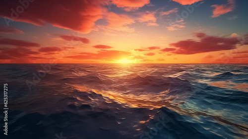 nature background concept sunset at sea © Stock Photo For You