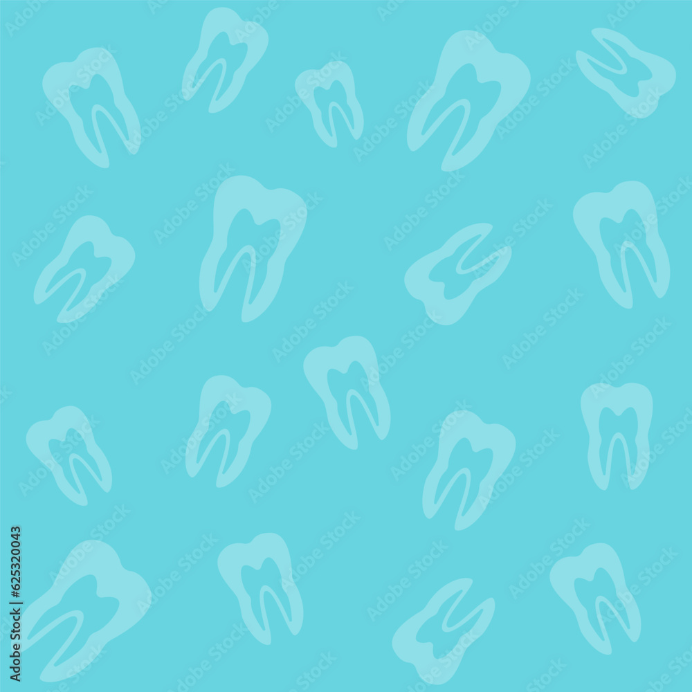 Dentistry seamless background. Dental care. Vector illustration for web page, banner, print media.