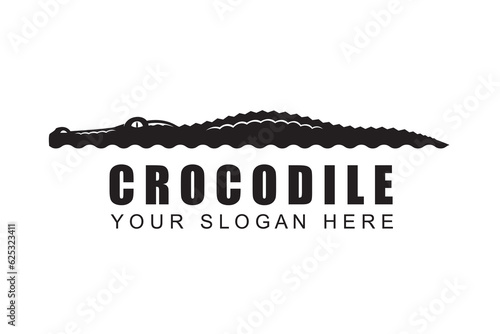 crocodile icon isolated on white background