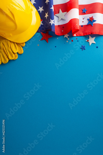 Quadro su tela Labor Day electrician concept