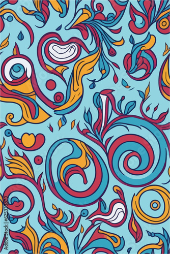 Elegant Vintage Swirl Pattern Backgrounds
