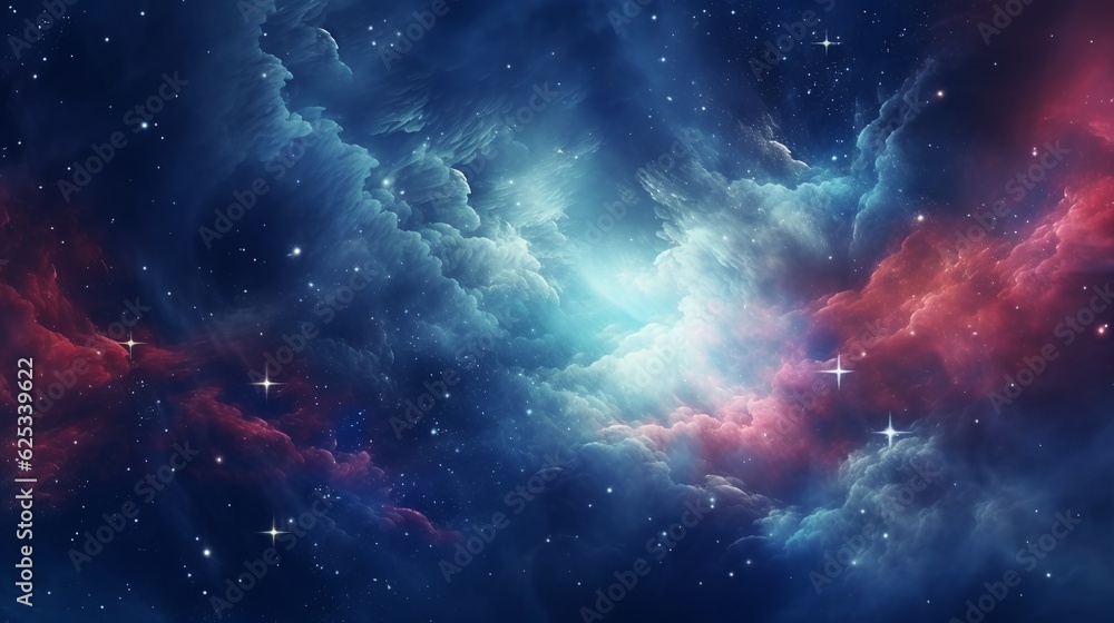 Fototapeta premium Abstract colorful space galaxy cloud nebula. Universe science astronomy. Supernova background wallpaper