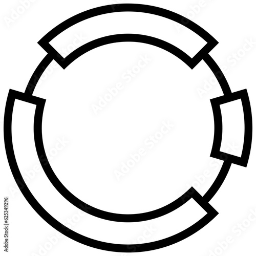 plasmid icon. A single symbol with an outline style photo