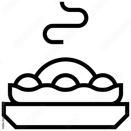 sukuma wiki icon. A single symbol with an outline style photo