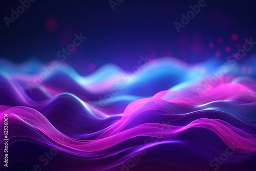 abstract futuristic background with pink blue glowing neon moving high speed wave lines and bokeh lights. Data transfer concept Fantastic wallpaper