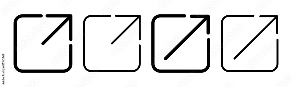 External link icon set illustration. link sign and symbol. hyperlink symbol External link icon set illustration. link sign and symbol. hyperlink symbol