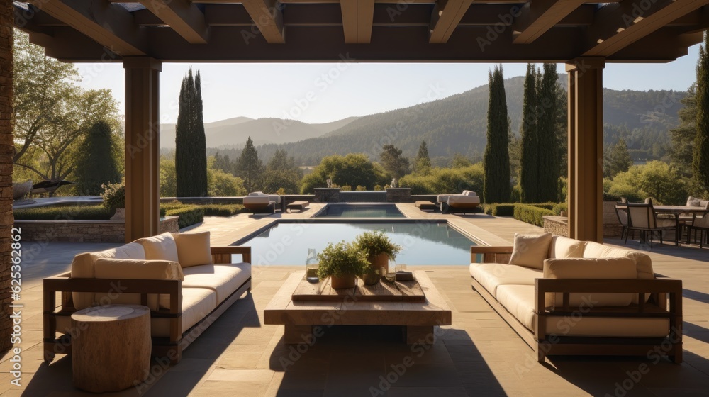 Luxurious villa in the heart of Napa Valley, California