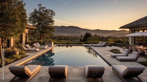 Luxurious villa in the heart of Napa Valley, California © Damian Sobczyk