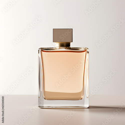 3d illustration of mockup perfume and beauty container in studio with lighting, shadow, demonstration, concept, design, banner 