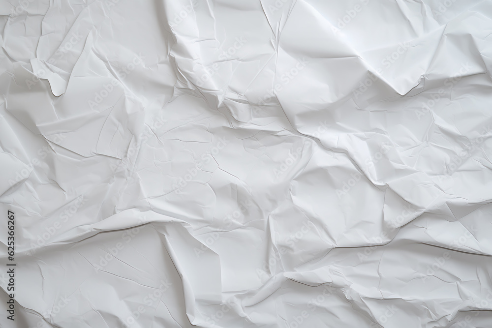 Crumpled paper texture close-up, abstract background, ai generated Crumpled paper texture close-up, abstract background, ai generated