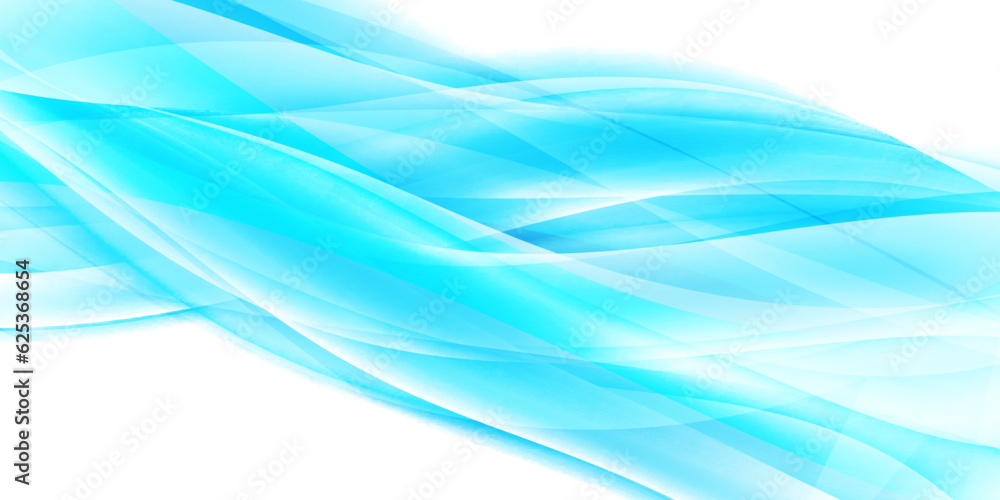 Obraz premium 波 青 和柄 背景 