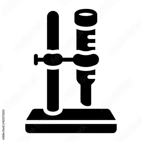 burette clamp Solid icon