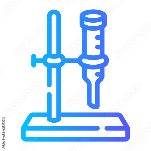 burette clamp Line Gradient Icon