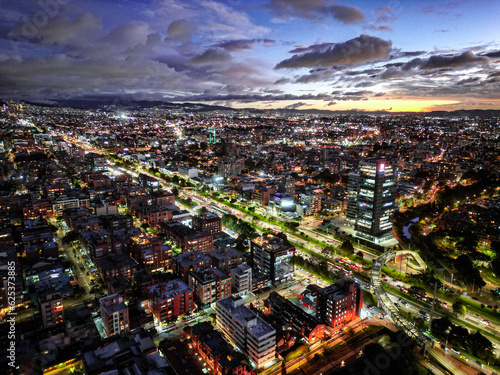 Aerial photography of Bogotá Colombia - Foto de Bogotá tomada con dron photo