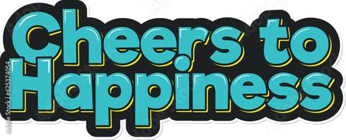 Vibrant lettering design that celebrates the joy and happiness of Oktoberfest