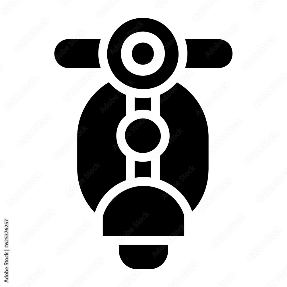 scooter glyph icon scooter glyph icon