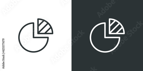 Pie Chart Icon Vector
