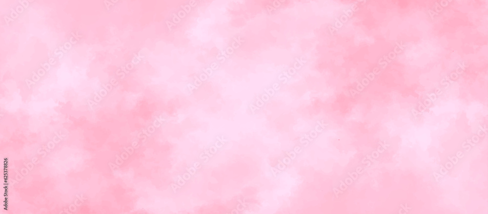 Abstract pink watercolor background .hand painted vector illustration .gradient pink texture background .Soft pink grunge background frame.	