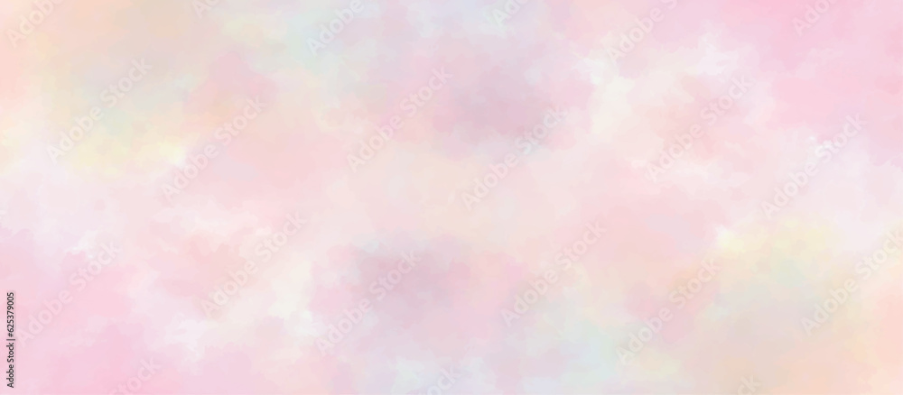abstract watercolor background .watercolor background with pink and yellow color. Fantasy light red, pink shades watercolor background. subtle watercolor pink yellow gradient illustration.