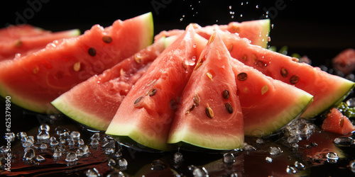 clean watermelon cut, watermelon day, summer fruits, background wallpaper image photo