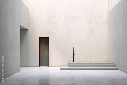 Embrace minimalism and simplicity  using clean lines and sparse elements to convey a sense of calm and clarity in the abstract composition