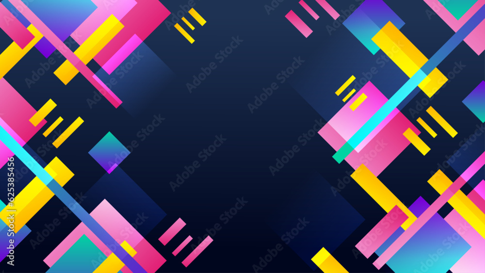 Abstract colorful geometric shapes geometric light line shape with concept presentation background Abstract colorful geometric shapes geometric light line shape with concept presentation background
