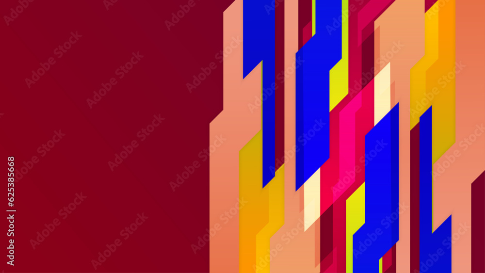 Abstract blue and yellow geometric shapes background. Vector illustration abstract graphic design banner pattern presentation background wallpaper web template. Abstract blue and yellow geometric shapes background. Vector illustration abstract graphic design banner pattern presentation background wallpaper web template.