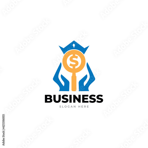 Hand Money Logo Icon Stock Vector