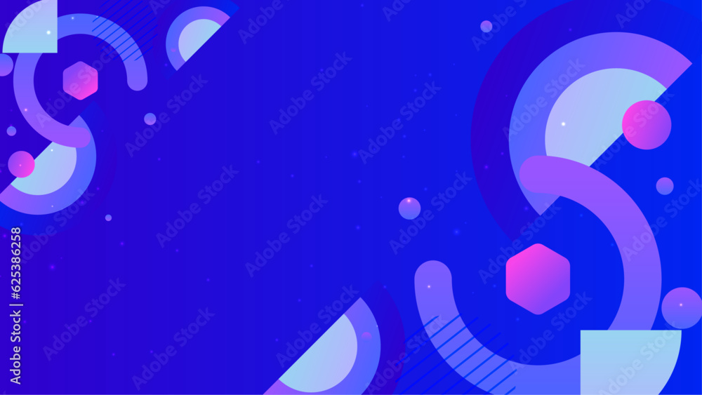 Vector illustration abstract graphic design banner pattern presentation background wallpaper web template. Abstract colorful geometric shapes 3d background.
