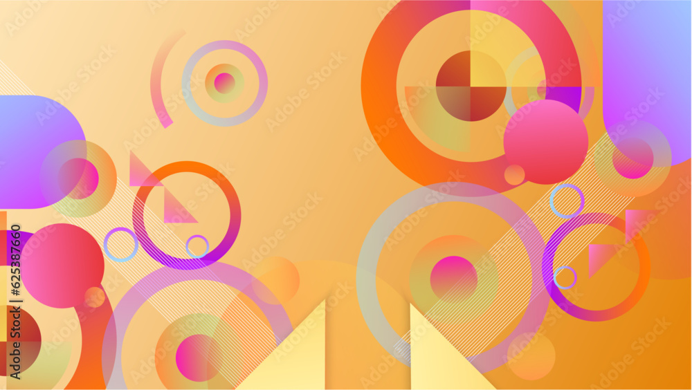 Abstract colorful background with modern trendy fresh color for presentation design, flyer, social media cover, web banner, tech banner