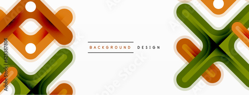Minimal geometric background cross line. Design for wallpaper, banner, background, landing page, wall art, invitation, prints, posters