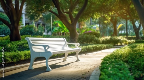 bench in the garden