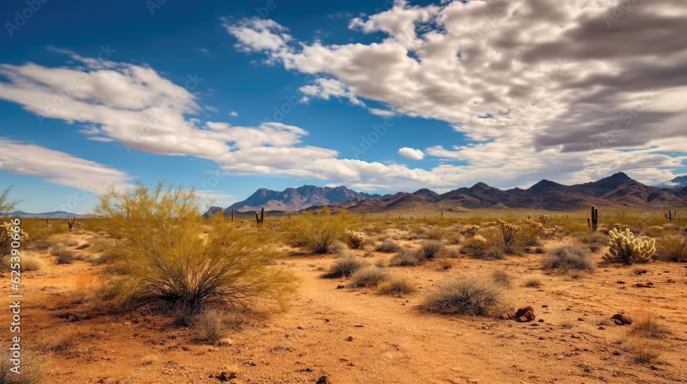 landscape of the mountains