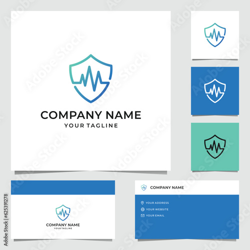 Simple Shield Medical Logo Design