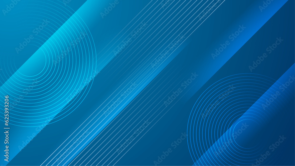 Naklejka premium Dark blue modern business abstract background. Vector illustration design for presentation, banner