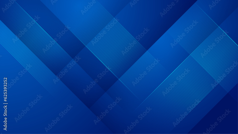 Obraz premium Modern blue wave curve abstract presentation background. Vector illustration design for presentation, banner, cover, web, flyer, card, poster, wallpaper, texture, slide, magazine, and powerpoint.