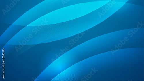 Modern abstract gradient dark navy blue banner background