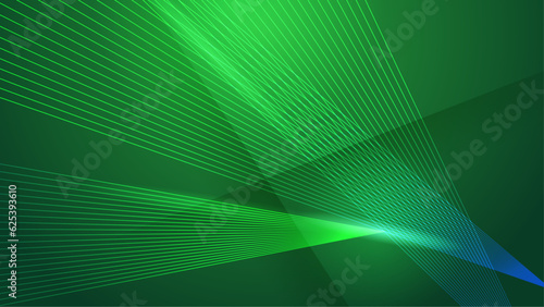 Modern abstract gradient green banner background