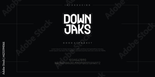 Sport Modern Future bold Alphabet Font. Typography urban style fonts for technology, digital, movie logo bold style. vector illustration