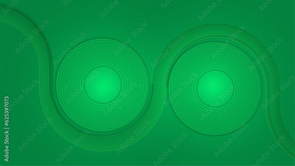 Green background. Green Waves. Abstract background with halftone gradient. Vector background. Green background. Green Waves. Abstract background with halftone gradient. Vector background.